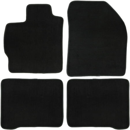 Uaa Custom Fit Black Carpet Car Floor Mats Set For Toyota Prius