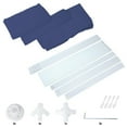 thumbnail image 3 of YYAo Shade Shelter, Outdoor Gazebo,Patio Canopy,10'x10' Party Tent Outdoor Heavy Duty Gazebo Wedding Canopy + 4 Removable Walls ,Blue, 3 of 7