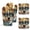 chudan-1OLKJ, variant on Funny Glasses Wolf Insulated Gloves And Pot Mats (four Piece Set)