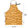 thumbnail image 2 of Kdxio Hot Dogs Apron with Pockets Adjustable Kitchen Aprons for Men Women Waterproof Aprons for Cooking,Drawing,Crafting, Baking Household Cleaning, 2 of 5