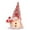 C, variant on Valentine's Day LED Light Up Gnome Decoration Romantic Heart Design with Sequined Hat, Perfect Gift