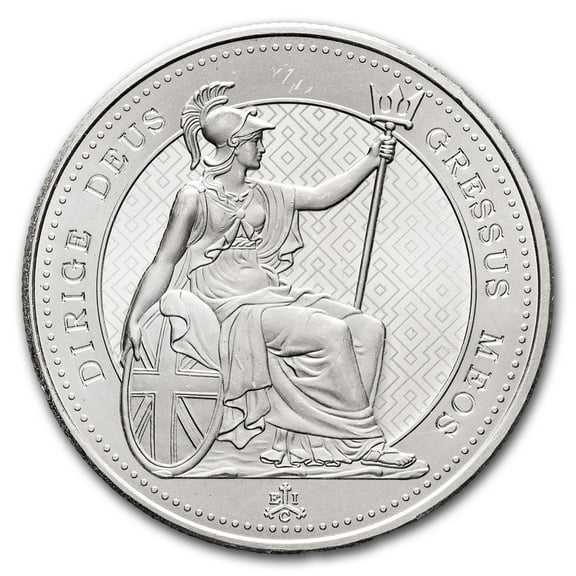 2021 Saint Helena 1.25 oz Silver Seated Britannia BU