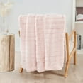 thumbnail image 4 of Home Soft Things Super Soft Decorative Throw Blanket - Soft Pink - 60" x 80" Jumbo, 4 of 6