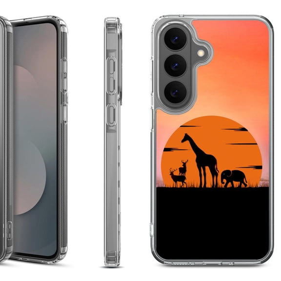 Shockproof Phone Case for Samsung Galaxy A37 5G, by OneToughShield - Sunset Safari