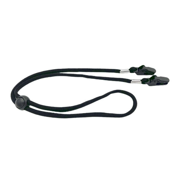 Sombrero con Correa Clips Sunnimix Barbilla Cordón Correr Playa Pesca Vela Negro