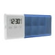 thumbnail image 4 of Pastillero de viaje con alarma y recordatorio, gran capacidad, portátil, a prueba de polvo, electrónico, para mochileros y acampadas. Azul, 4 of 8
