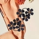 thumbnail image 4 of Pendientes de flores de camelia Pendientes de flores Pendientes de flores vintage de moda para Negro, 4 of 9
