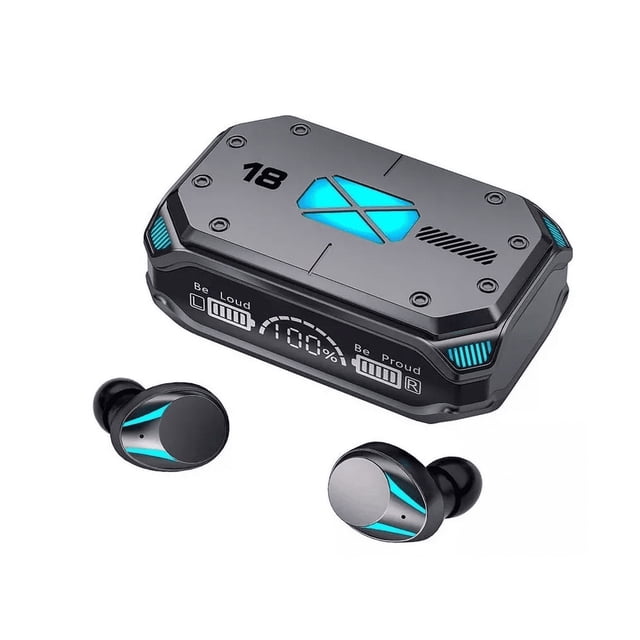 Audífonos Bluetooth Hd Reducción Ruido Audicularer inalámbricos Color Gris