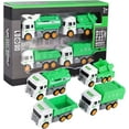 thumbnail image 7 of SHANNA Toddler Toys for 3 4 5 6 Years Old Boys, 4 Pack Die-cast Garbage Truck Rescue Vehicle Transport Car Toy Set for 3-9 Year Old Kids Boys & Girls, 7 of 7