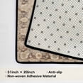 thumbnail image 2 of Washable Vintage Kitchen Mat 31"x20" Non Slip Soft Plush Low Profile Kitchen Rug, Distressed Medallion Oriental Style Sink Mat for Laundry Room Bedroom Office, 2 of 6