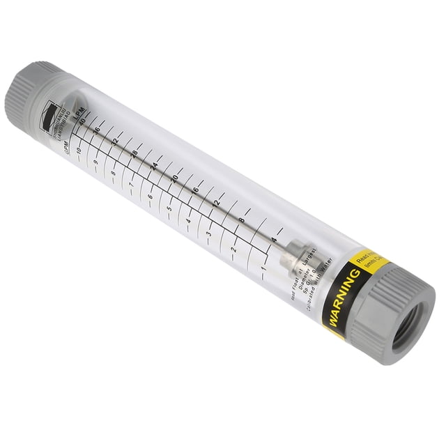 Caudalímetro tipo tubo LZM-20G 1-10GPM Plexiglás acrílico ANGGREK Otros