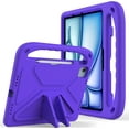 thumbnail image 1 of KOMI Étui de Protection Robuste pour Enfants Compatible avec iPad Air 11 Pouces M2(2024)/Pro 11 Pouces (2024) M4, Étui de Protection Léger Antichoc avec Poignée et Support, Convivial pour les Enfants (Violet), 1 of 5