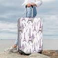 thumbnail image 3 of Lsque Lavender Flowers Printed Luggage Cover, Travel Luggage Protector,Scratch and Dirt Resistant, Fits 18-32 Inch Luggage - Medium, 3 of 9