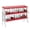 red with legs, variant on 6 Compartment Metal Chicken Nesting Box for Chicken Coop, Heavy-Duty Galvanized Steel Egg Laying Boxes without Bracket Legs, Roll-Away Design for Easy Collection & Cleaning, Green
