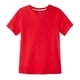 thumbnail image 1 of Camiseta French Toast de manga corta con cuello en V para niños, roja, talla 14, 1 of 6