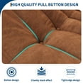 thumbnail image 5 of Bean Bag Chair, Fireside Chair Sofa Large Bean Bag Chair for Adults, 2 Seater Bean Bag Chairs with High Density Comfortable Foam for Living Room, 5 of 7