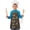 Fireman and Glove, variant on Fireman and Glove Black Pattern Teens Aprons, Adjustable Neck Strap, Toddler & Teens Aprons for Cooking & Baking, 19x23.6 Inches