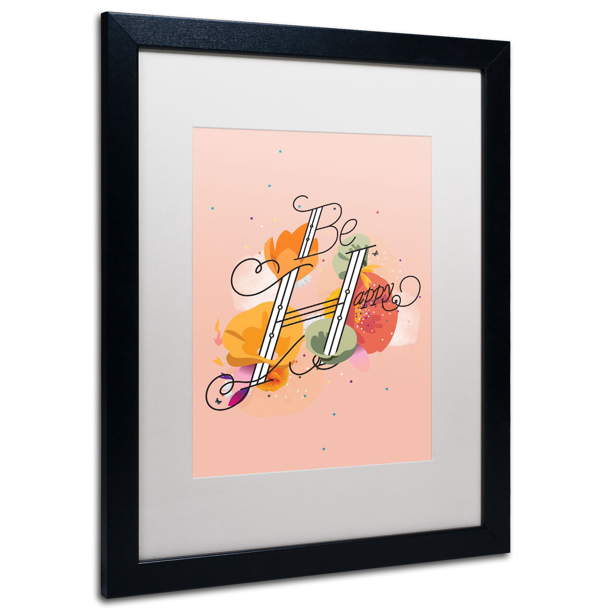 Trademark Fine Art "The Reminder" Canvas Art by Kavan & Co White Matte, Black Frame