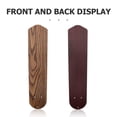 thumbnail image 3 of PAMINGONO Wind Leaf Fan Blades Ceiling Fan Blade Plastic Light Brown 1Set for Noise Reduction, 3 of 6