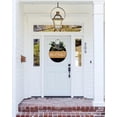 thumbnail image 3 of Eveokoki Blessed & Grateful Front Door Sign Funny Wreaths Hanging Wooden Plaque Decoration Round Rustic Wood Farmhouse Porch Decor for Home Front Door Decor, 12 x 12 Inch, 3 of 4