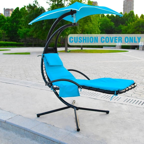 Outdoor Hanging Lounge Chair Replacement Cushion Cover and Umbrella Fabric