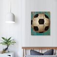 thumbnail image 3 of ARISTURING Boys Room Decor Rustic Sports Decor for Boys Bedroom Vintage Soccer Football Wall Art Nursery Room Sports Pictures Toddler Paintings Canvas Artwork Home Decorations, 3 of 4