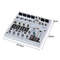 thumbnail image 2 of Graflsoa AM-6R 8-Channel USB Mixer with Built-In Effects, Phantom Power, and Multiple Input/Output Options for Professional Audio Mixing, 2 of 6