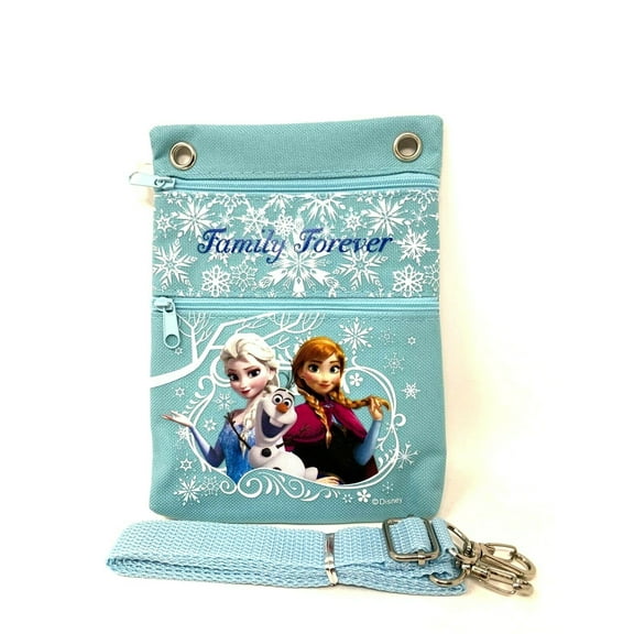 Disney Frozen Elsa Blue Adjustable Strap Messenger Shoulder Cross Purse Bag