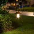 thumbnail image 3 of 2 Pack Hanging Solar Lights with Shepherd Hook Metal Waterproof, 3 of 3