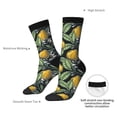 thumbnail image 6 of Honeii Citrus Fruits Elegant Lemons Print Adult Socks,Crew Socks,Casual Calf Socks,Daily Wear Socks for Men & Women, Perfect for Sports, Casual and Everyday Use, 6 of 6