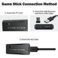 thumbnail image 5 of Retro Game Stick, Nostalgia Stick Game,Plug and Play Video Game Stick,Game Stick 4K HD Output,9 Classic Emulators, 2.4G Wireless Controllers, 5 of 6
