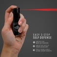 thumbnail image 5 of Pepper Spray with Safety Twist Top, 16 ft Range, 0.5 oz, Black Design Pepper Spray Keychain, Self Defense by Guard Dog Security, 5 of 7