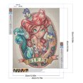 thumbnail image 2 of Pintura de diamante 5D DIY Wdftyju taladro redondo completo sirena decoración del hogar 40x50cm, 2 of 9