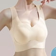 thumbnail image 4 of hoksml Women's Seamless Bras Racerback Wireless Full Coverage Bralette, Supportive and Comfortable Wireless Push Up No Underwire Bras, 4 of 6