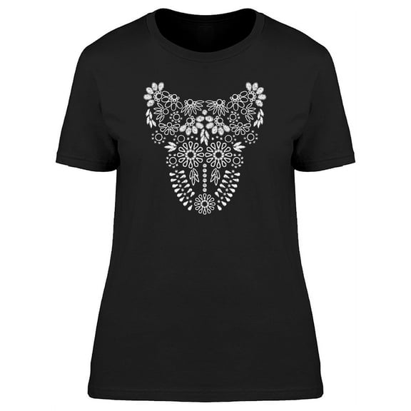Floral Animal Embroidery Style T-Shirt Women -Image by Shutterstock, Female Medium