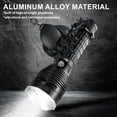 thumbnail image 2 of WOLFWAY Dive Light, IPX8 Waterproof 2000 Lumen 3-Mode Underwater Diving Flashlight with Charger, Black, 2 of 7
