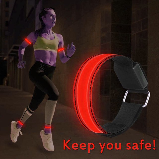 Brazaletes Luminosos, Pulseras De Banda Reflectante Usb Para Correr Al Aire Libre, Deporte 4 Uds. Sweethay OD016051-02