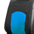 thumbnail image 3 of FH Group Universal Fit Perforated Leather Car Seat Covers Blue - Front Set, 3 of 5