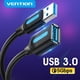thumbnail image 2 of Vention-Cable de extensión USB 3,0, extensor de Cable de datos de velocidad rápida para PC, Smart TV, Xbox One, SSD, 3,0, 2,0, 2 of 5