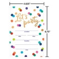 thumbnail image 2 of American Greetings Stationery Party Invitations, Let's Party (20-Count), 2 of 4