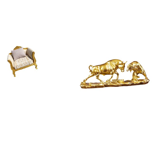sofá de casa de muñecas,Muebles para casa de muñecas,modelo de sofá para casa de muñecas,decoración,Estatua de escritorio,Figura decorativa de pelea de toros y osos,Colecciones de