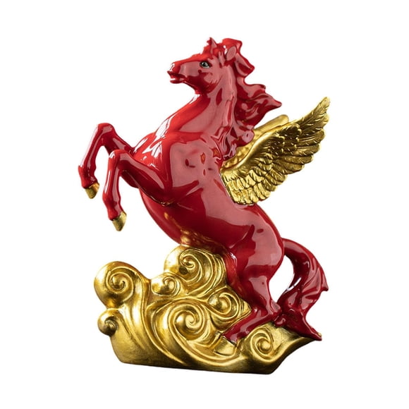 Figura de caballo, escultura, obra de arte creativa, artículo de colección, adorno, estatua de caballo para sala de estar, mesa, dormitorio.