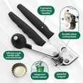 thumbnail image 2 of Abridor de latas Roryimke, manual comercial, acero inoxidable, 2 of 8