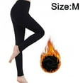 thumbnail image 2 of Fleece lined leggings for women - high waisted winter yoga pants, 2 of 5