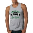 thumbnail image 2 of Wild Bobby, Hurts So Good Philadelphia Football City Sports Men Graphic Tank Top, Heather Grey, Large, 2 of 6