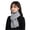 A-Gray, variant on Otntypg Winter Wool Knitted Scarf Women Plush Velvet Thick Warm Solid Color Ribbed Knit Long Neck Scarf Pashmina Soft Warm Collar Scarf 20*160cm/7.87*62.99inch