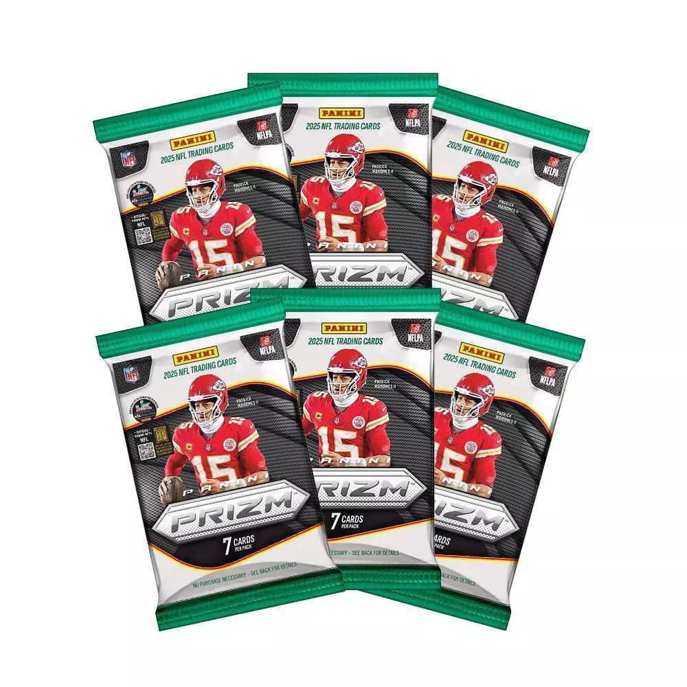 2025 Panini Prizm Football Mega Box (Pink Prizms) Rectangle
