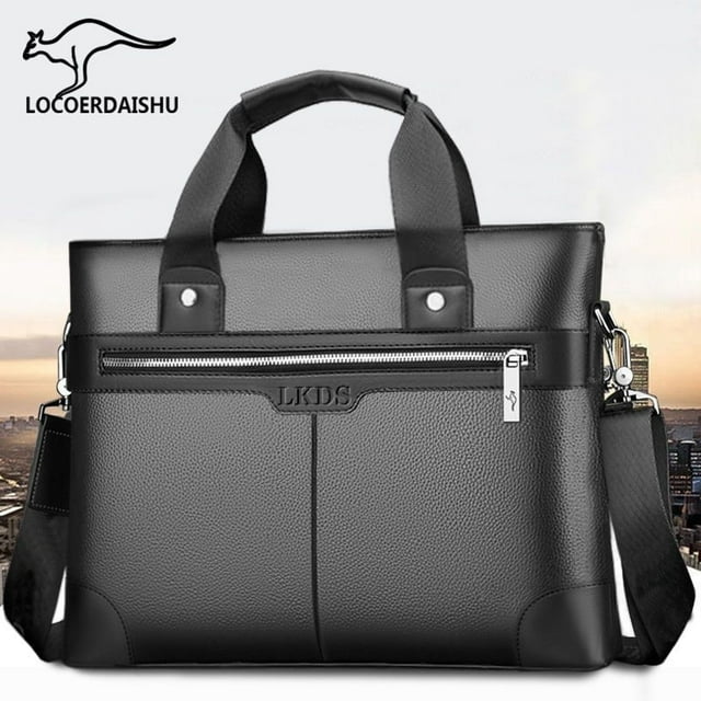 Sac à Main pour Hommes, Mallette Intégrée de Bureau Haut de Gamme, Grand Sac à Main