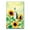 Sunflowers Flowers, variant on WIRESTER 1-Gang Toggle Wall Plate/Switch Plate Cover, Fly Pineapple Pattern Dark Blue