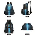 thumbnail image 4 of FORMRS Mini Backpack Purse for Women Quilted Travel Daypack Casual Shoulder Bag, Blue Tree, 4 of 7
